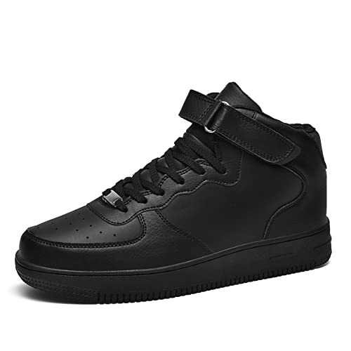 Ositree Hohe Sneaker Damen Frühling Herbst Schnürung Flach Casual Turnschuhe Stilvolles Fitnessstudio Outdoor Mode Sportschuhe Atmungsaktive Bequeme High Top Freizeitschuhe von Ositree