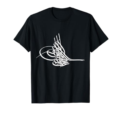 Osmanli Tughra T-Shirt - Türkei T-Shirt - Damen & Herren - Unisex - Schwarz - S - Kurzarm - Klassische Passform - Polyester 100% - Tughra-Design - Türkei Flagge - Osmanisch inspiriert Osmanli Tughra T-Shirt - Türkei T-Shirt - Damen & Herren - Unisex - Schwarz - S - Kurzarm - Klassische Passform - Polyester 100% - Tughra-Design - Türkei Flagge - Osmanisch inspiriert von Osmanli Tughra T-Shirts