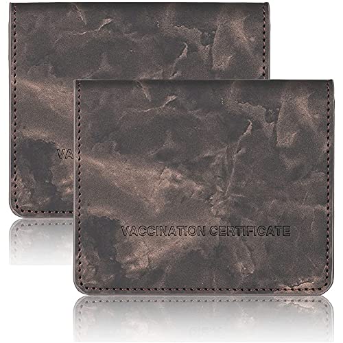 Osmond Impfung Karten Schutz, Impfung Karte, Immunisierung Impfung Aufzeichnen Karten Halter Wasserdichtes Pu Leder () von Osmond