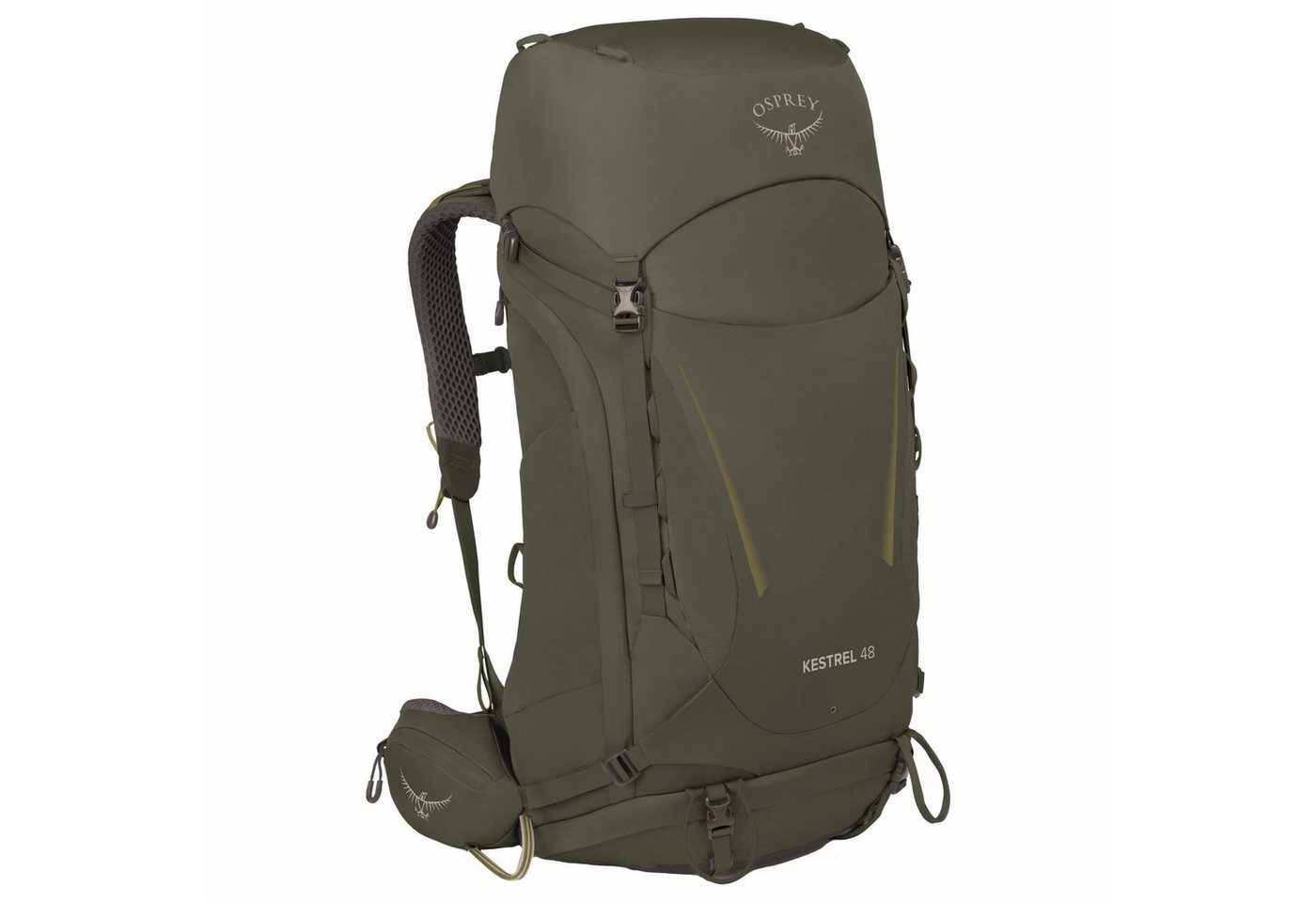 Osprey Trekkingrucksack Kestrel 48 S/M - Trekkingrucksack 74 cm (bonsai green) von Osprey