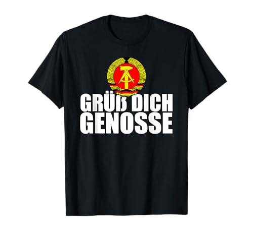 DDR Herren Trikot Grüß Dich Genosse Ossi T-Shirt DDR Herren Trikot Grüß Dich Genosse Ossi T-Shirt von Ostalgie DDR Herren Genosse Ossi