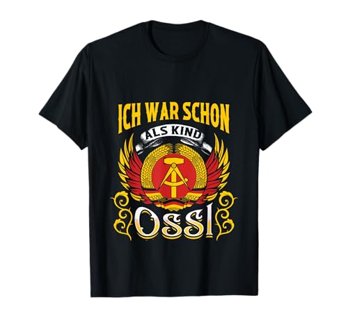 DDR Geschenke Für Männer Frauen Ossis Ostdeutscher Dresden T-Shirt von Ostdeutschland Geschenk Männer Frauen Ossi DDR NVA