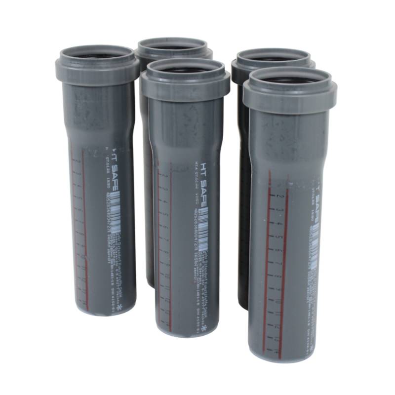 5stk Ostendorf 172000 HT Safe Rohr DN50 150 mm Abwasserrohr Abfluss Grau 5stk Ostendorf 172000 HT Safe Rohr DN50 150 mm Abwasserrohr Abfluss Grau von Ostendorf