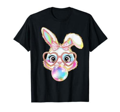 Oster-Hasen Gesicht Osteroutfit Kinder Frauen Mädchen Ostern T-Shirt Oster-Hasen Gesicht Osteroutfit Kinder Frauen Mädchen Ostern T-Shirt von Oster Geschenk Idee Mama Frauen Mädchen Outfit