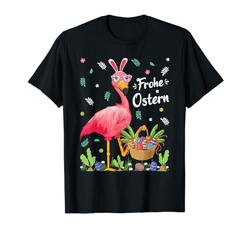 Ostergeschenke Ostern Outfit Damen Junge Mädchen Flamingo T-Shirt von Ostern Geschenke Outfit Lustige Ostern Shirts