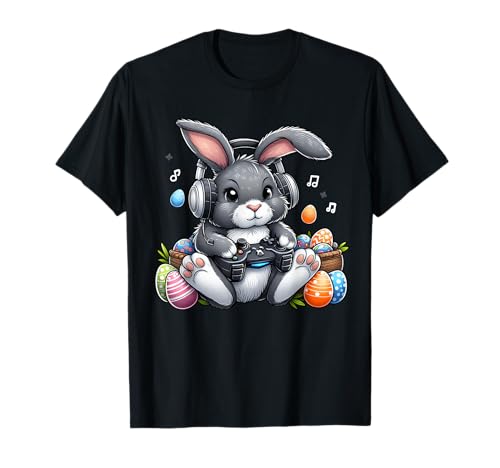 Videospiele Ostern Tag Bunny Rabbit Gaming Männer Frauen Kinder T-Shirt Videospiele Ostern Tag Bunny Rabbit Gaming Männer Frauen Kinder T-Shirt von Happy Easter Day Video Game Controller Apparel
