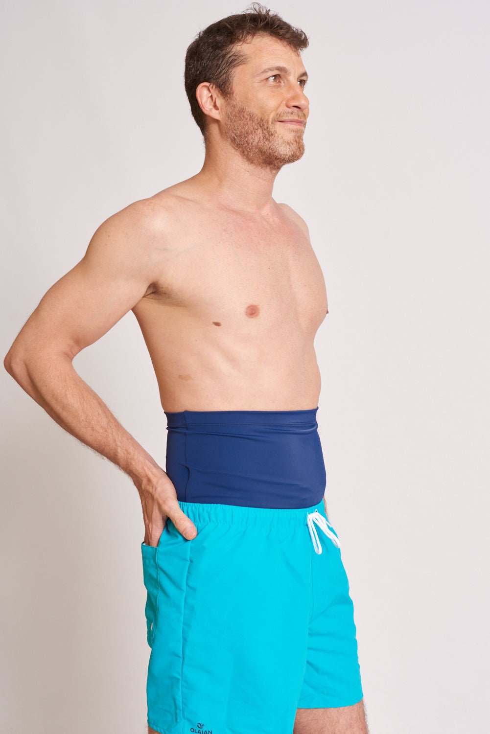 stoma-Schwimmgürtel - Navy Blau von OstocareShop