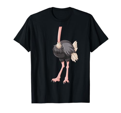 Straußenhemd für Erwachsene, Herren, Damen, Kinder, Straußenkostüm T-Shirt von Ostrich Costume Shirts