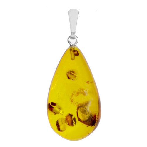 Ostsee-Schmuck Anhänger 925/000 Sterlingsilber mit Bernstein 058 40M004 016B von Ostsee- Schmuck