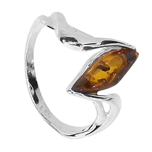 Ring - Annelie - Silber 925/000 - Bernstein von Ostsee- Schmuck