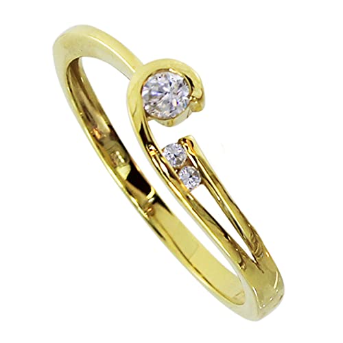 Ring - Liva - Gold 333/000 - Zirkonia von Ostsee- Schmuck