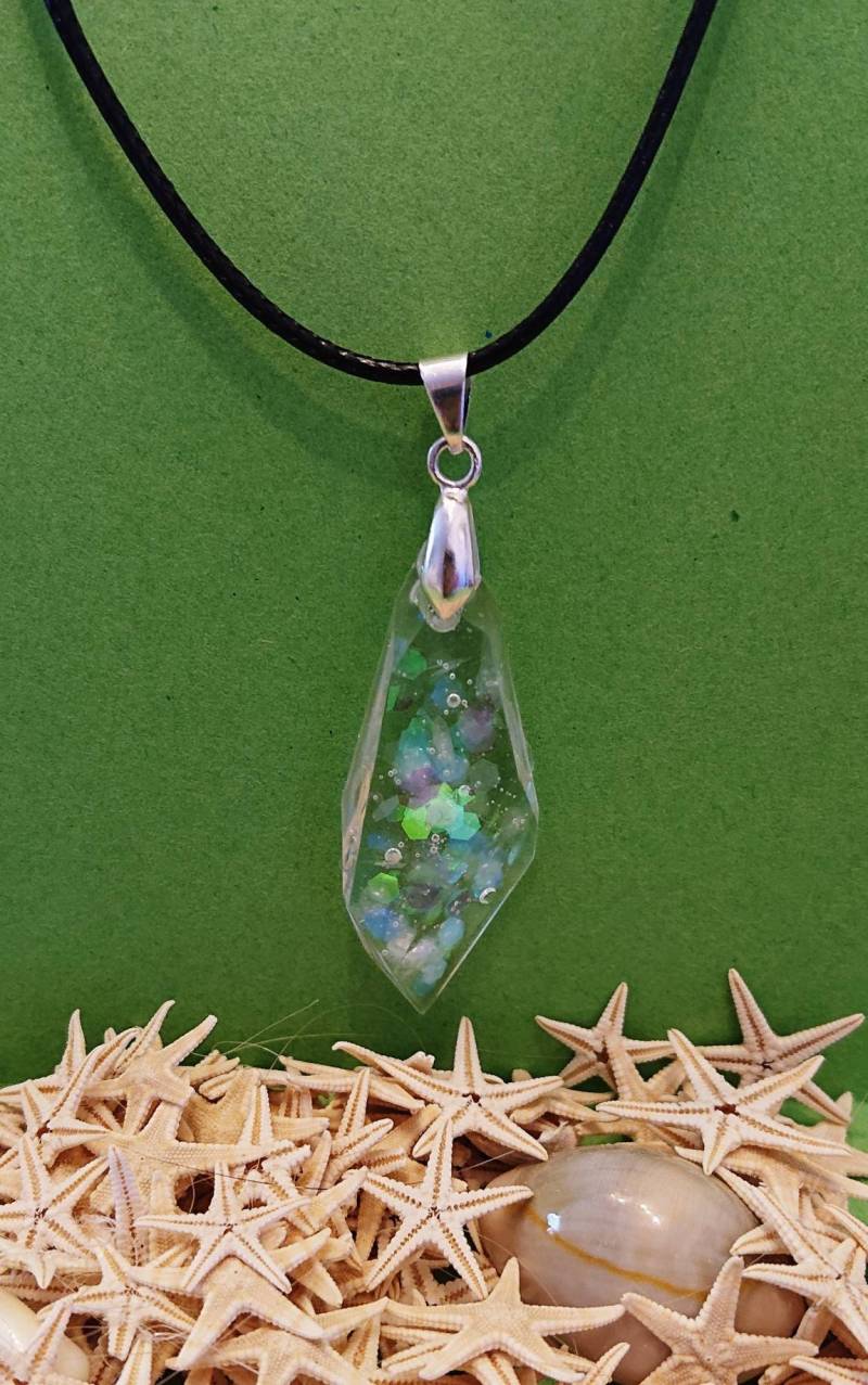 Anhänger Glitzer Anhänger Glitzer von Ostseeresin