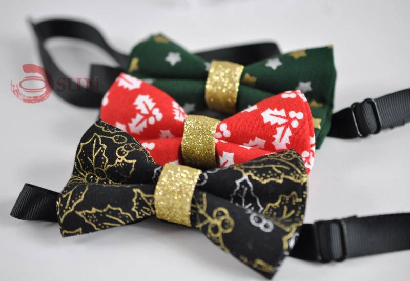 Jungen Kinder 100 % Baumwolle Xmas Weihnachten Kleinkind Fliege Bowtie Party Hochzeit 1-6 Jahre Alt von Osunworld