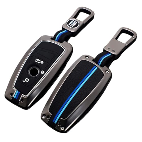 Otai Auto-Flip-Schlüsseletui aus Zinklegierung Abdeckung Schlüsselanhänger für bmw 1 3 5er F10 F11 F20 F25 F30 F31 F34 G20 G30 X3 X4 I3 M3 M4 (3 Tasten Matt) von OTMIK