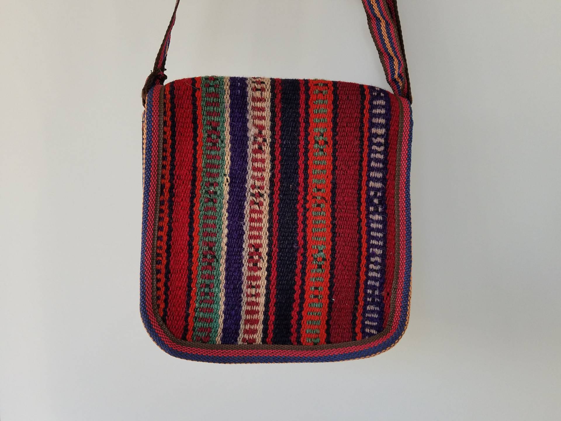 Handgemachte Kilim Crossbody Bag Boho Ethnic Schultertasche von OtantikArt
