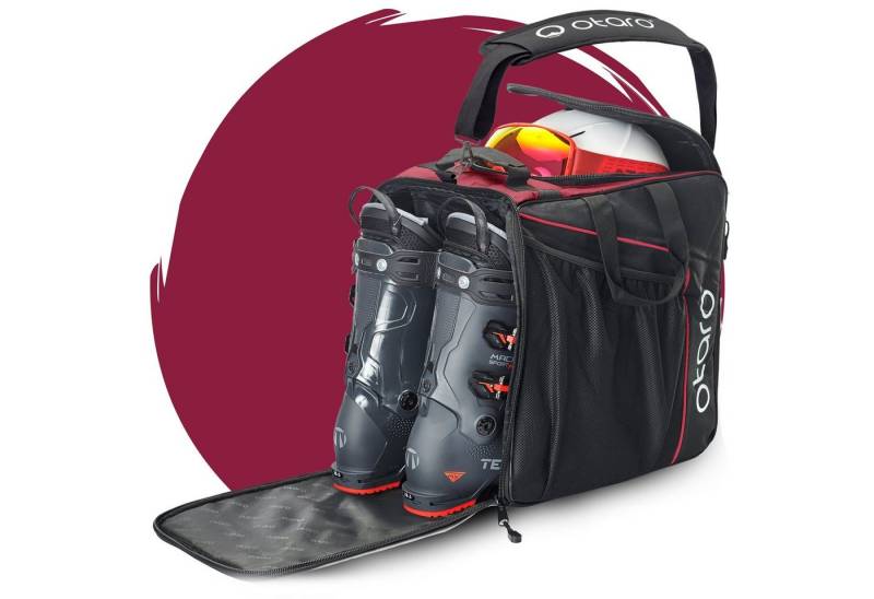 Otaro Sporttasche Skischuhtasche mit Helmfach + Schultergurt, Classic 44L (Schutz für deine Ausrüstung, 1-tlg., für Skifahrer + Boarder) von Otaro