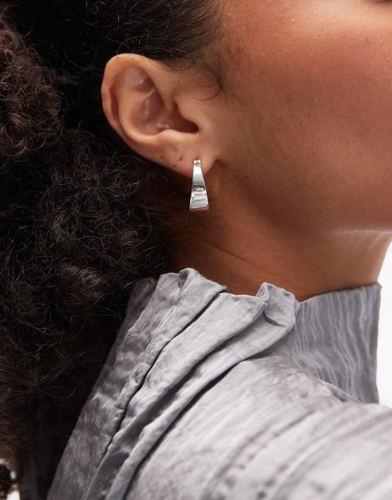 & Other Stories - Creolen aus Metallmix in Silber- und Goldoptik von Other Stories