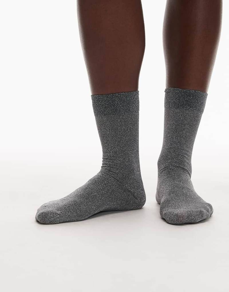 & Other Stories - Glitzersocken in Schwarz von Other Stories