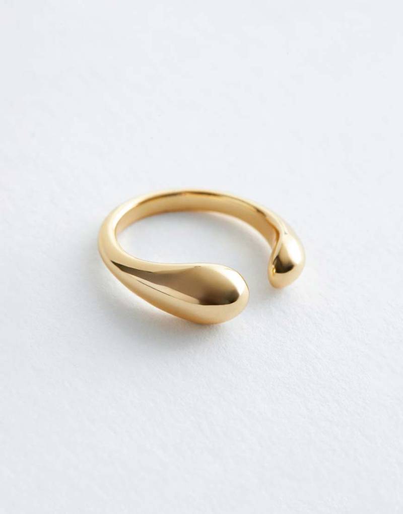 & Other Stories - Goldfarbener, klobiger Ring von Other Stories