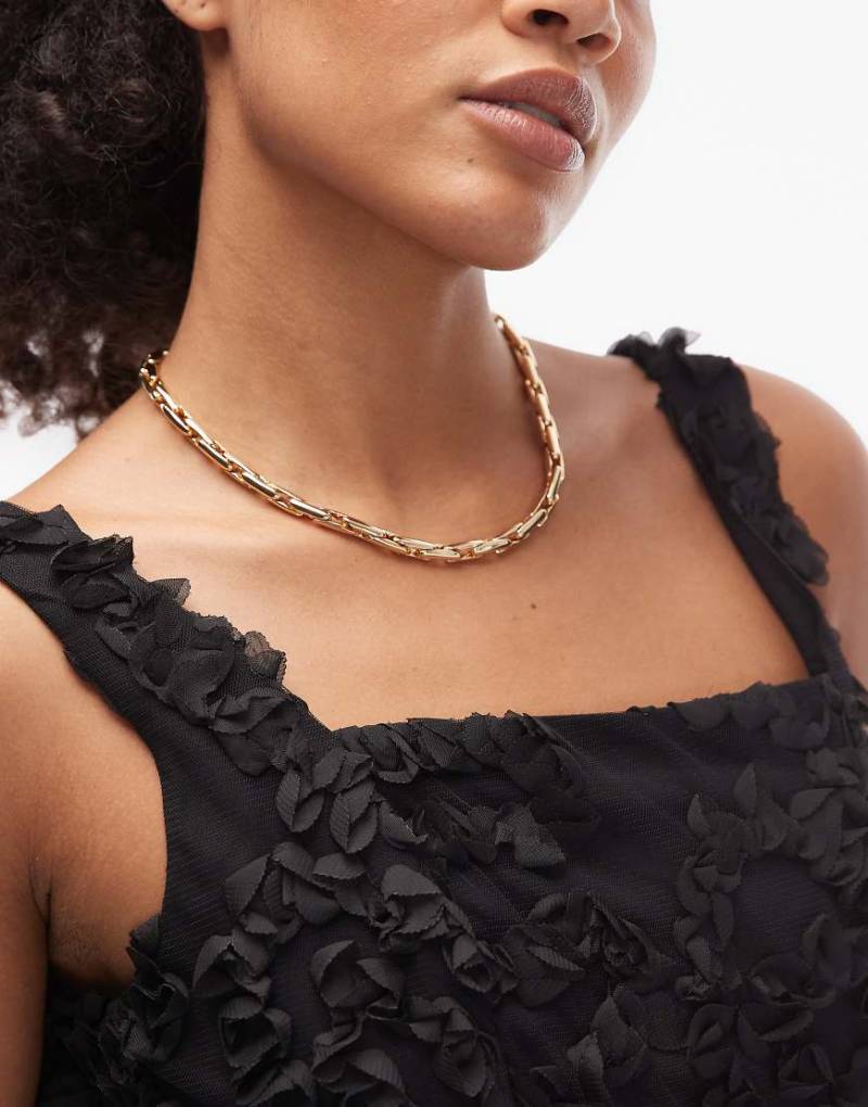 & Other Stories - Halskette in Goldoptik mit klobigen Kettengliedern-Goldfarben von Other Stories