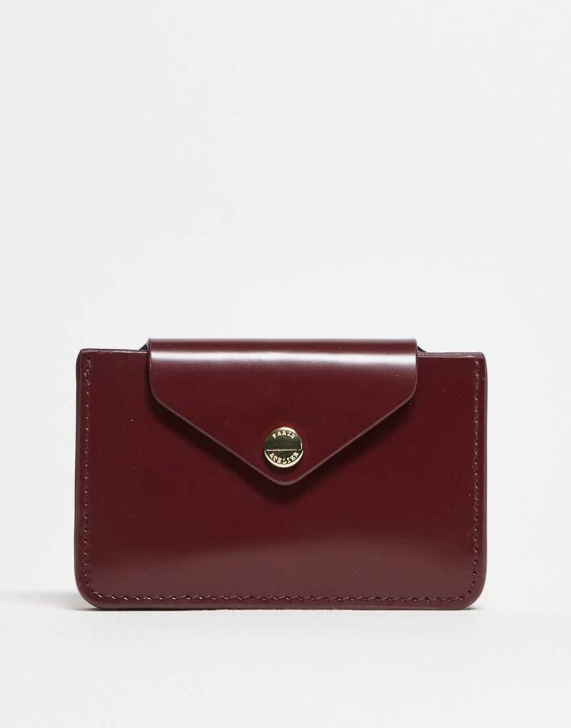 & Other Stories - Kartenetui in Burgunderrot mit Klappenverschluss von Other Stories