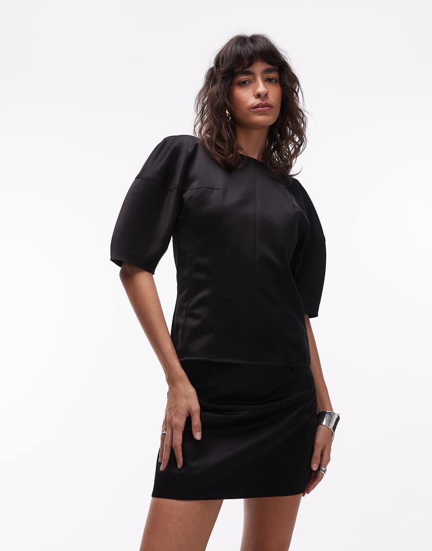 & Other Stories - Minirock in Schwarz, Kombiteil von Other Stories