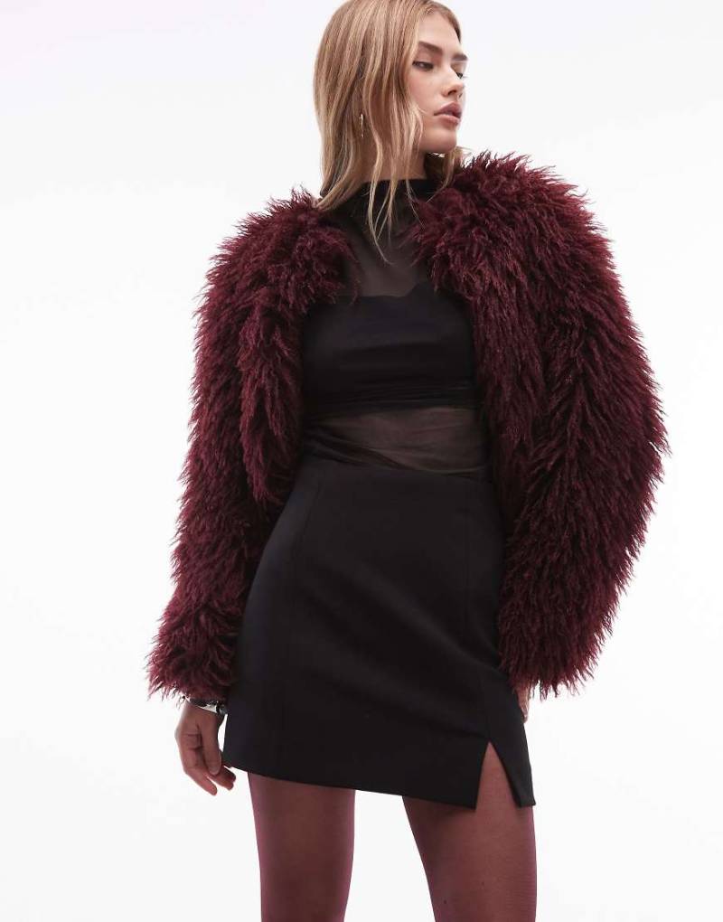 & Other Stories - Minirock in Schwarz mit Seitenschlitz von Other Stories