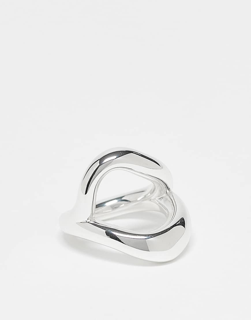 & Other Stories - Offener Ring in Silberoptik mit abstraktem Design-Goldfarben & Other Stories - Offener Ring in Silberoptik mit abstraktem Design-Goldfarben von Other Stories