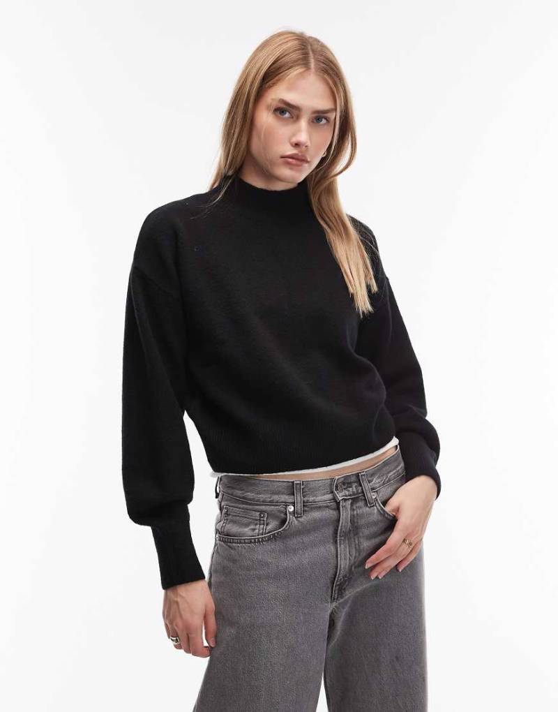 & Other Stories - Pullover in Schwarz mit Stehkragen & Other Stories - Pullover in Schwarz mit Stehkragen von Other Stories