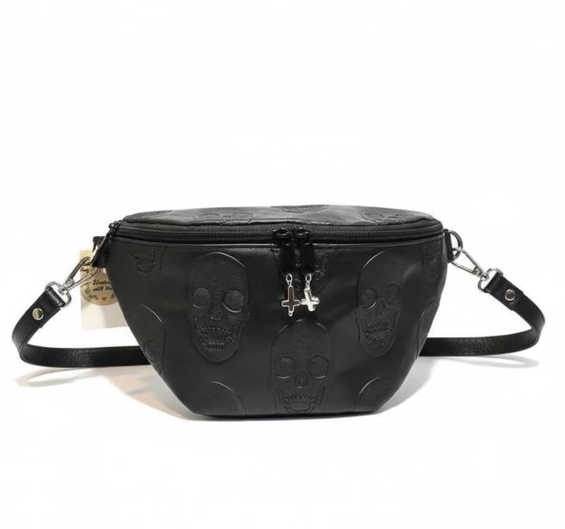 Skull Alternative Crossbodybag | Gothic Bauchtasche Hip Bag Festival Tasche Skull Alternative Crossbodybag | Gothic Bauchtasche Hip Bag Festival Tasche von OthersMadeinhell