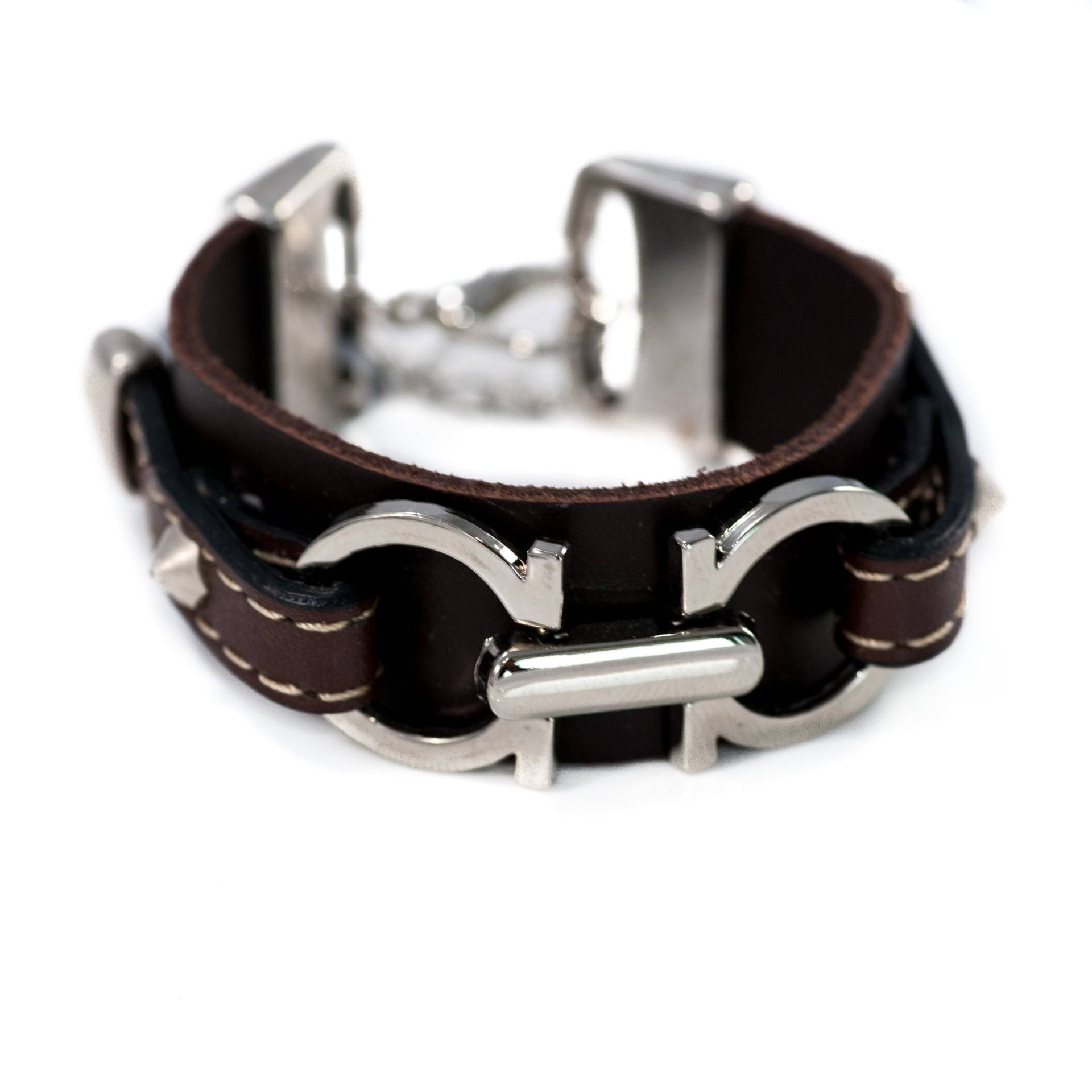 Lederarmband Mit Einzigartigen Metalldesigns, Rock-Stil Armband, Statement-Schmuck, Lederarmband, Erstellt Im Uno De 50-Stil Lederarmband Mit Einzigartigen Metalldesigns, Rock-Stil Armband, Statement-Schmuck, Lederarmband, Erstellt Im Uno De 50-Stil von OtherwiseJewelry