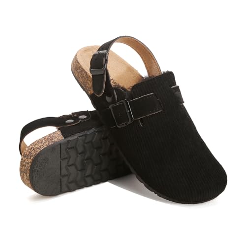 Clogs Hausschuhe Damen Herren Winter Plüsch, Warme Pantoffeln Bequeme rutschfeste Sandalen, Unisex Paare Slides Weiche Outdoor Pantoletten Winterschuhe Gartenschuhe von Otoepazm