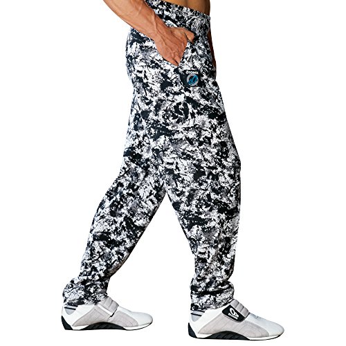 Otomix Herren Baggy Bodybuilding Workout Muscle Pants, Dschungelfieber, Mittel von Otomix