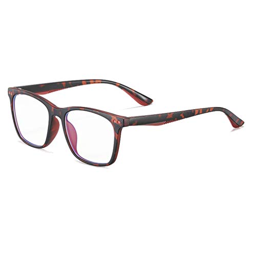 Ototon Brille gegen blaues Licht für Kinder, rechteckiger Rahmen, ultraleicht, TR90, gegen Müdigkeit, Computerbrille für Mädchen, Jungen, Handy, Gaming, Mehrfarbig von Ototon