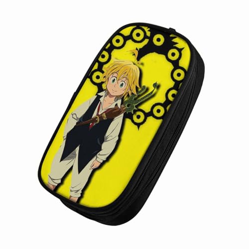 Otsyunc Hupskjpyhwpme Federmäppchen Große Kapazität Federtaschen [Design-4748] Mäppchen mit Reißverschluss Make-up Tasche von Otsyunc