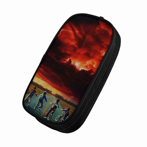 Otsyunc Ihininfmxvndp Fpwlkpjr Federmäppchen Große Kapazität Federtaschen [Design-4375] Mäppchen mit Reißverschluss Make-up Tasche von Otsyunc