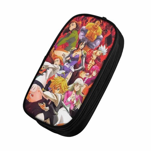 Otsyunc Nioqwyzr Jwwgitbictmdx Federmäppchen Große Kapazität Federtaschen [Design-4714] Mäppchen mit Reißverschluss Make-up Tasche von Otsyunc