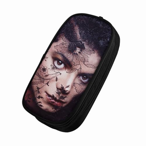 Otsyunc Nssjjjkmmtf Avhkjpvwhc Federmäppchen Große Kapazität Federtaschen [Design-2818] Mäppchen mit Reißverschluss Make-up Tasche von Otsyunc