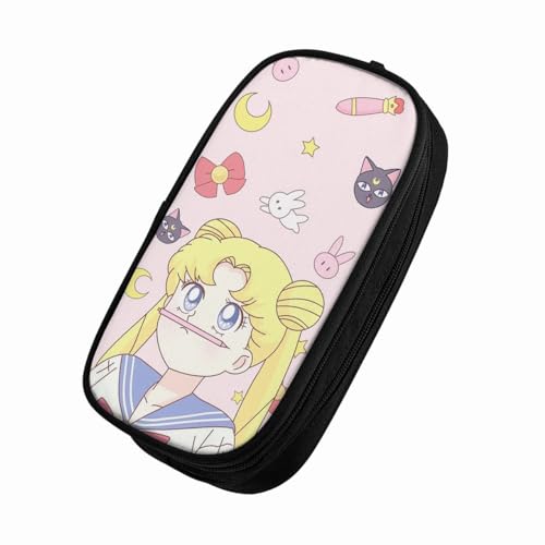 Otsyunc Wkztntgha Exmcegnzuycej Federmäppchen Große Kapazität Federtaschen [Design-4107] Mäppchen mit Reißverschluss Make-up Tasche von Otsyunc