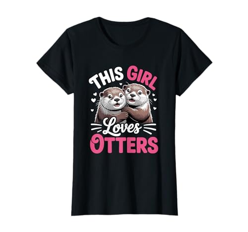 Dieses Mädchen liebt Otter T-Shirt Dieses Mädchen liebt Otter T-Shirt von Otter Animal