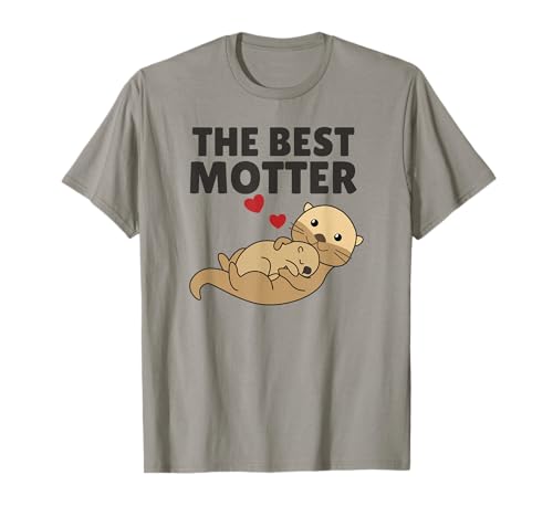 Best Motter Otter Worspiel für die beste Mama süße Tiere T-Shirt Best Motter Otter Worspiel für die beste Mama süße Tiere T-Shirt von Otter Beste Mama Otterbaby Fischotter