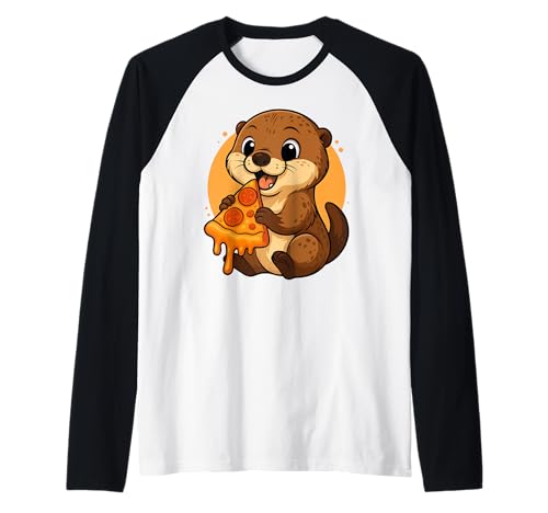 Lustiger Otter Essen Pizza Grafik Jungen Mädchen Otter Liebhaber Raglan Lustiger Otter Essen Pizza Grafik Jungen Mädchen Otter Liebhaber Raglan von Otter Eating Pizza Graphic Design