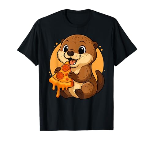 Lustiger Otter Essen Pizza Grafik Jungen Mädchen Otter Liebhaber T-Shirt Lustiger Otter Essen Pizza Grafik Jungen Mädchen Otter Liebhaber T-Shirt von Otter Eating Pizza Graphic Design