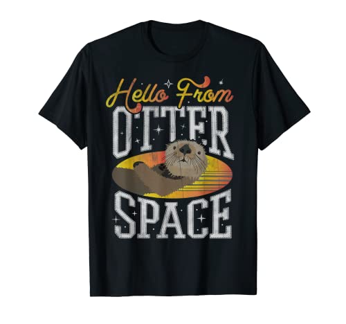 Niedliches, lustiges Otter-Shirt, Hello From Otter Space für Jungen und Mädchen T-Shirt Niedliches, lustiges Otter-Shirt, Hello From Otter Space für Jungen und Mädchen T-Shirt von Otters World Teez