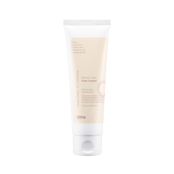 Ottie - Blemish Clean Foam Cleanser - 120ml von Ottie