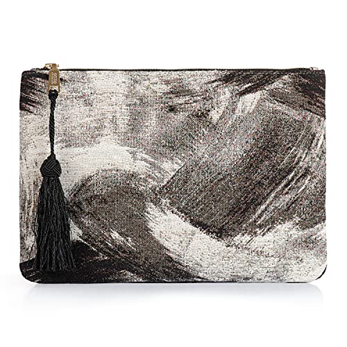 Otto Angelino Women's OTTO529 Designer Damen Clutch, Black von Otto Angelino