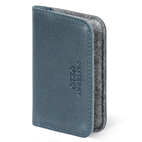 Otto Angelino Echtes Leder Ultra Slim Minimalist Cardholder Wallet – Unisex von Otto Angelino
