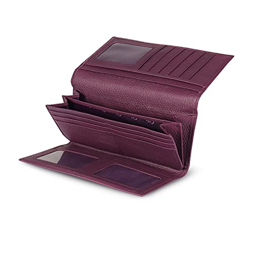 Otto Angelino Women's OTTO334 Brieftasche, Purple Otto Angelino Women's OTTO334 Brieftasche, Purple von Otto Angelino
