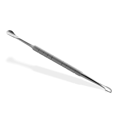 Otto Herder Doppelinstrument Nagelhautschieber und Nagelmesser, 12 cm, aus Edelstahl, Schieber und Messer zum Entfernen der Nagelhaut von Otto Herder Manicure