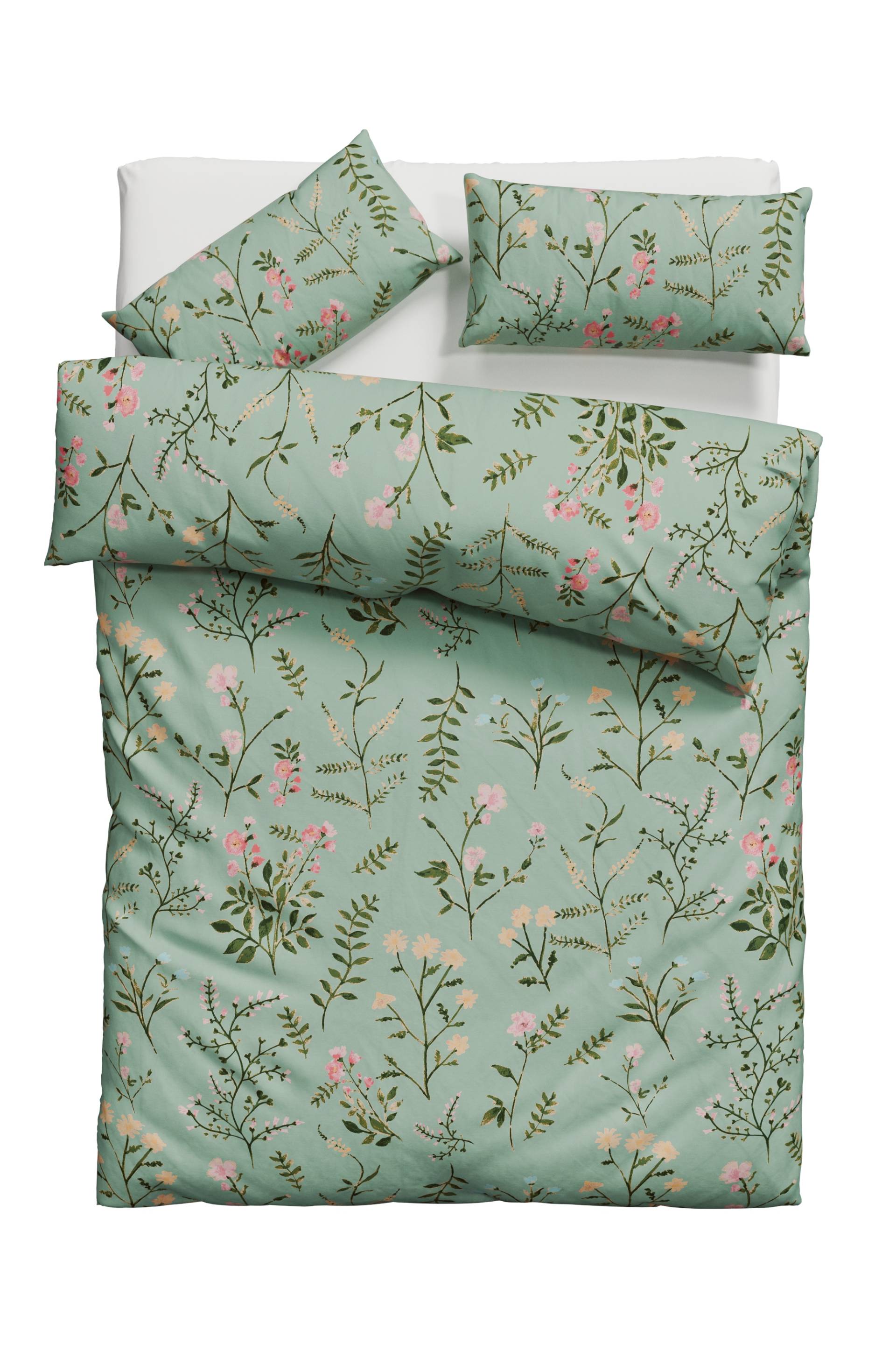 OTTO home Bettwäsche "Claara" 2 Stk. tlg. mit Blumen Design, skandinavisch, romantische Bettwäsche von Otto Home